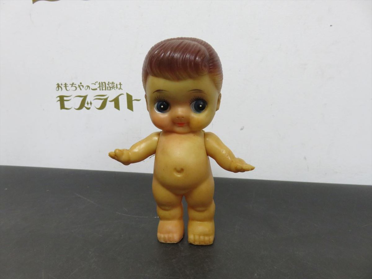 デコちゃん ソフビ 昭和レトロ キューピー人形 ビニール人形 - Yahoo