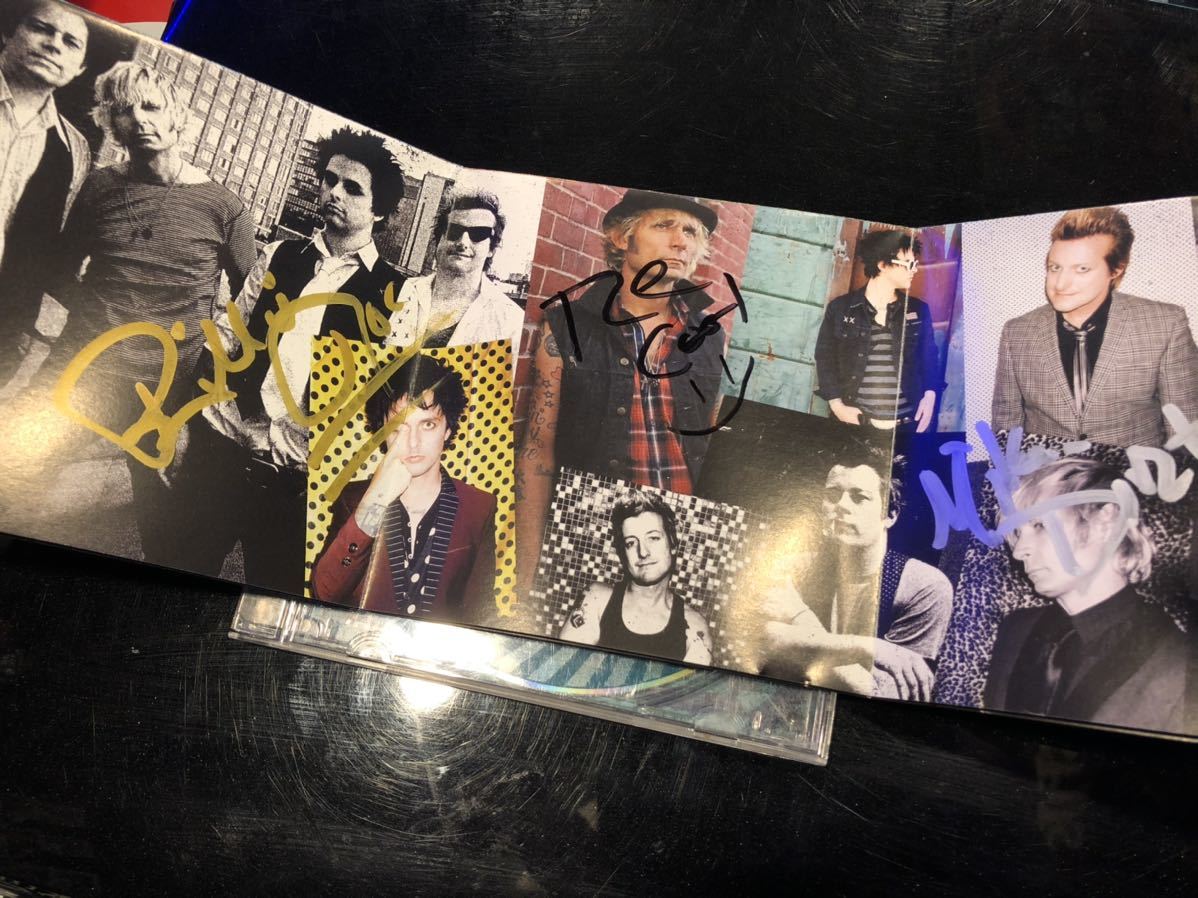 GREEN DAYグリーンデイ 直筆サイン入りCD iTRE! オフスプリング RANCID