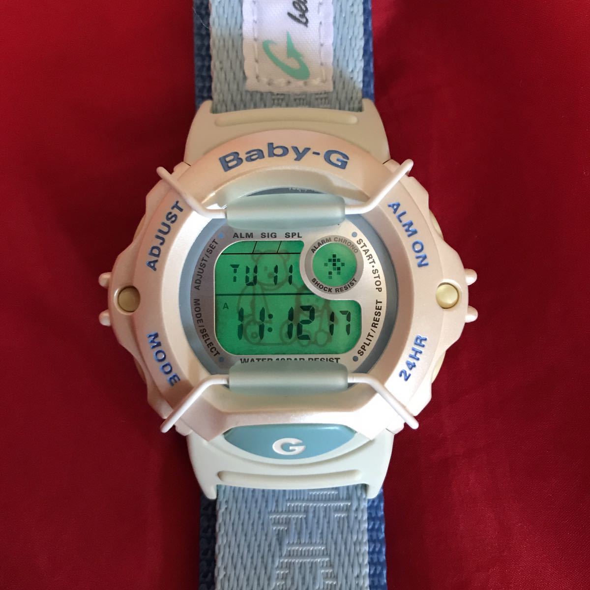 ○即決○限定シロクマ ペンギン BG-520BR Baby-G 水色腕時計 ELバック 