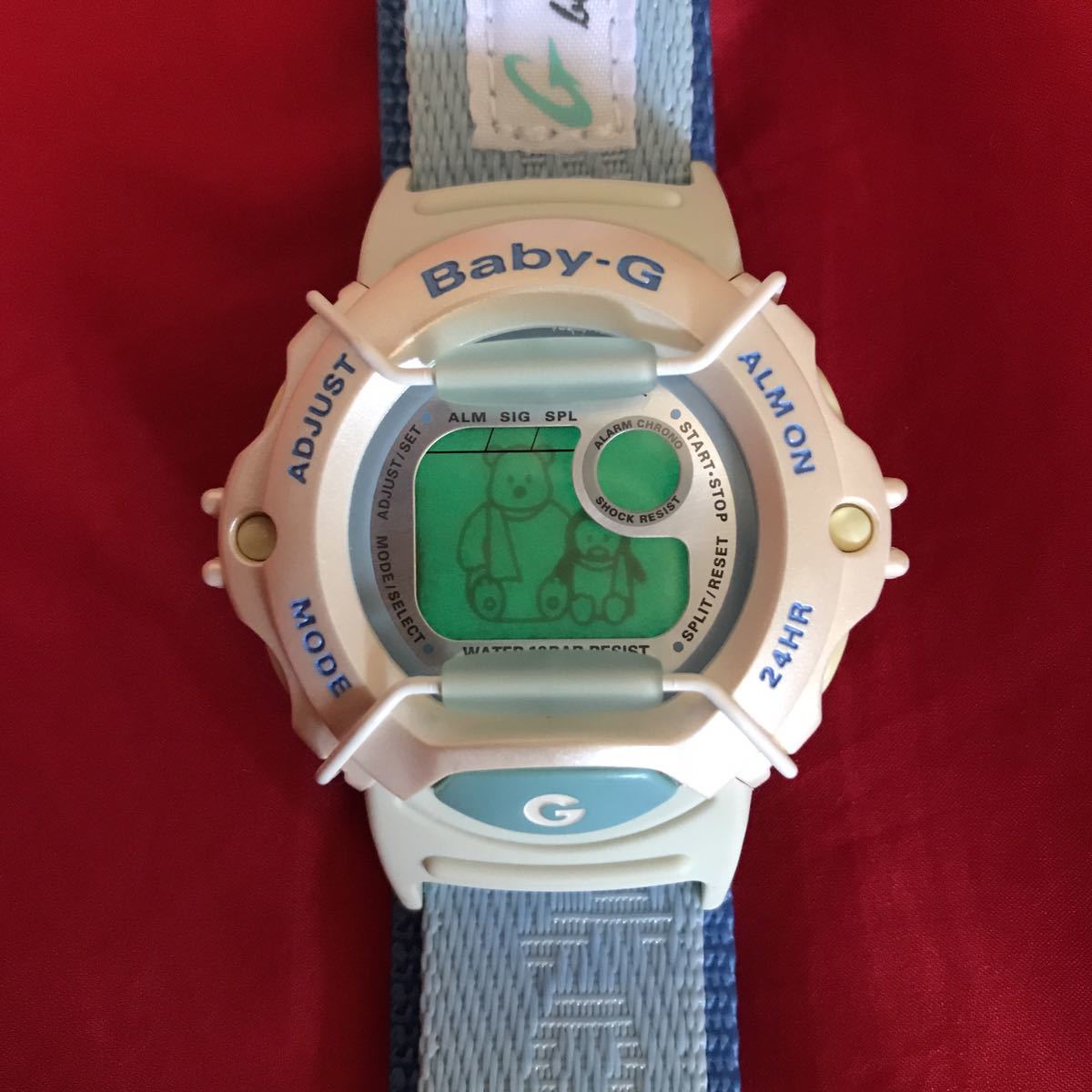 ○即決○限定シロクマ ペンギン BG-520BR Baby-G 水色腕時計 ELバック 