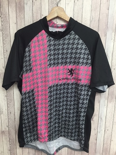  カペルミュール kapelmuur 半袖 サイクルジャージ WXL グレーピンク(女性用)｜売買されたオークション情報、yahooの商品情報をアーカイブ公開 - オークファン 女性用
