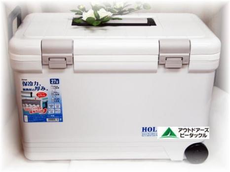 数量限定，限定SALE 釣った魚の鮮度を保持するクーラーボックス HOLIDAYクーラー 27L ホワイト 日本製 27リットルクーラー 保冷ボックス 保温ボックス(フィッシング)｜売買されたオークション情報、yahooの商品情 その他