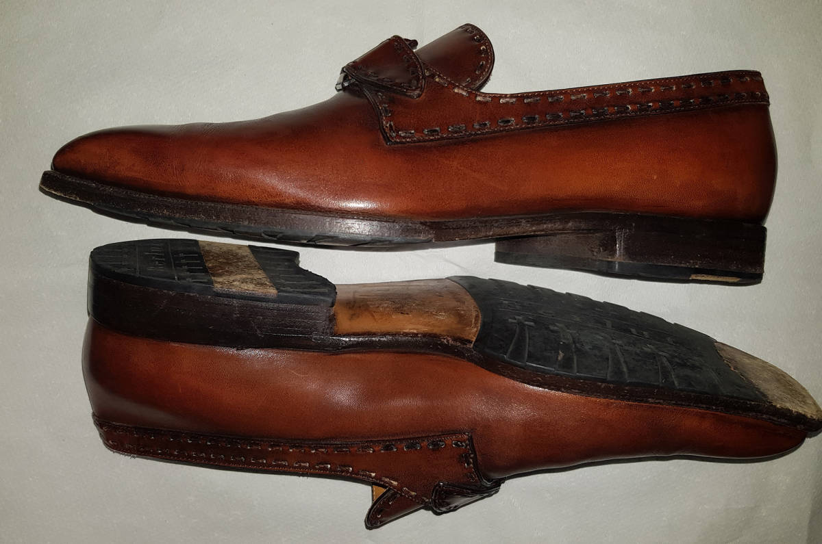 中古 美品 激レア 廃版 入手困難 ベルルッティ Berluti 革靴 