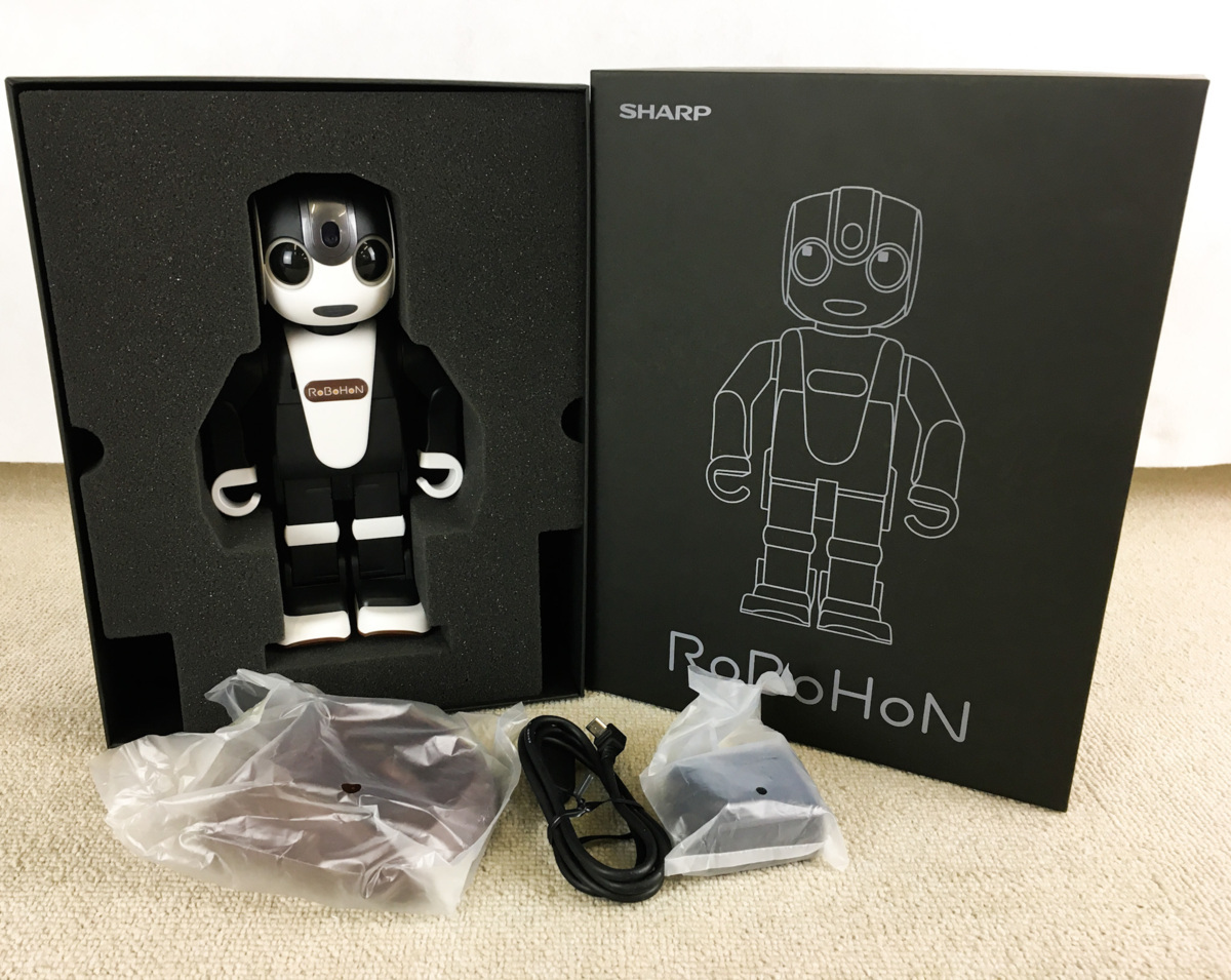 ☆中古品☆ロボホン RoBoHoN 3G/LTEモデル SR-S02BJ SR-03M-T ブラウン