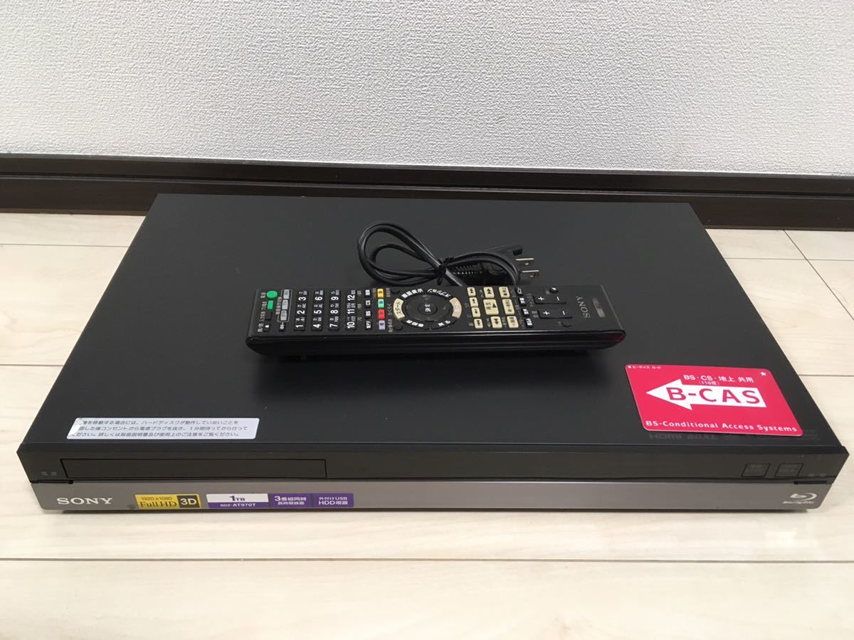 新作，豊富な 24時間以内発送 BDZ-AT970T 結構綺麗な あり ブルーレイレコーダー SONY ソニー(ソニー)｜売買されたオークション情報、yahooの商品情報をアーカイブ公開 - オークファン ソニー