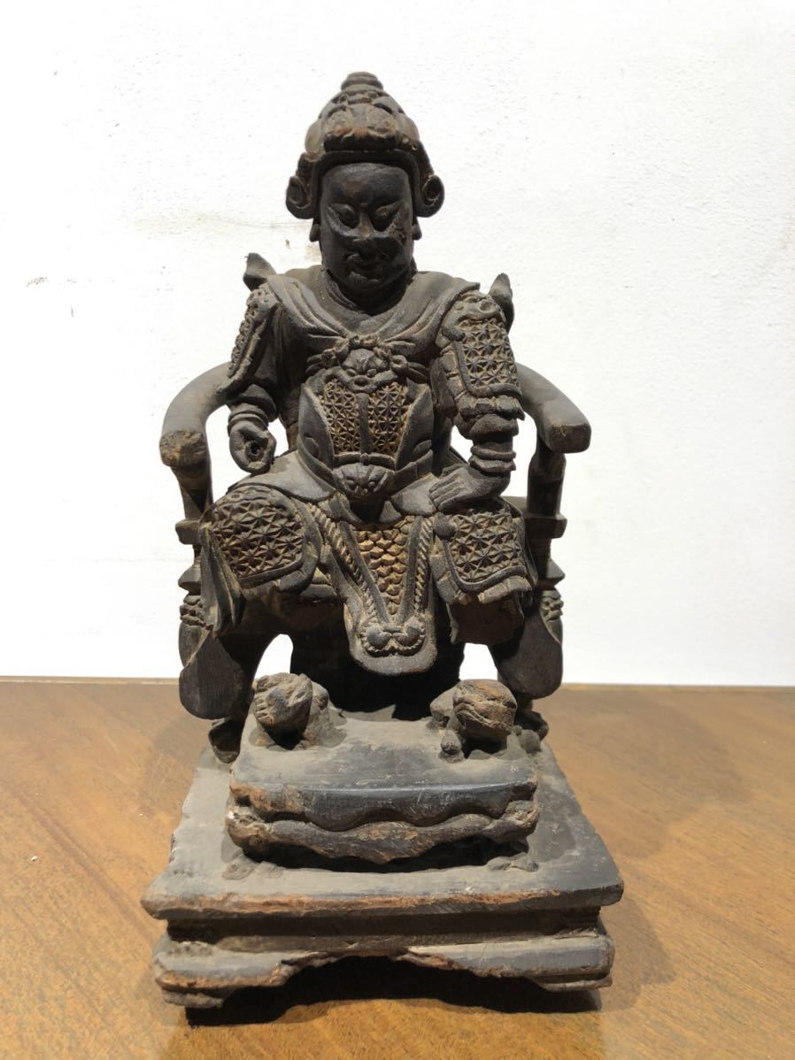 歴史的価値】仏教美術 中国 仏師所蔵 木彫 仏像 細密細工 仏像唐物骨董