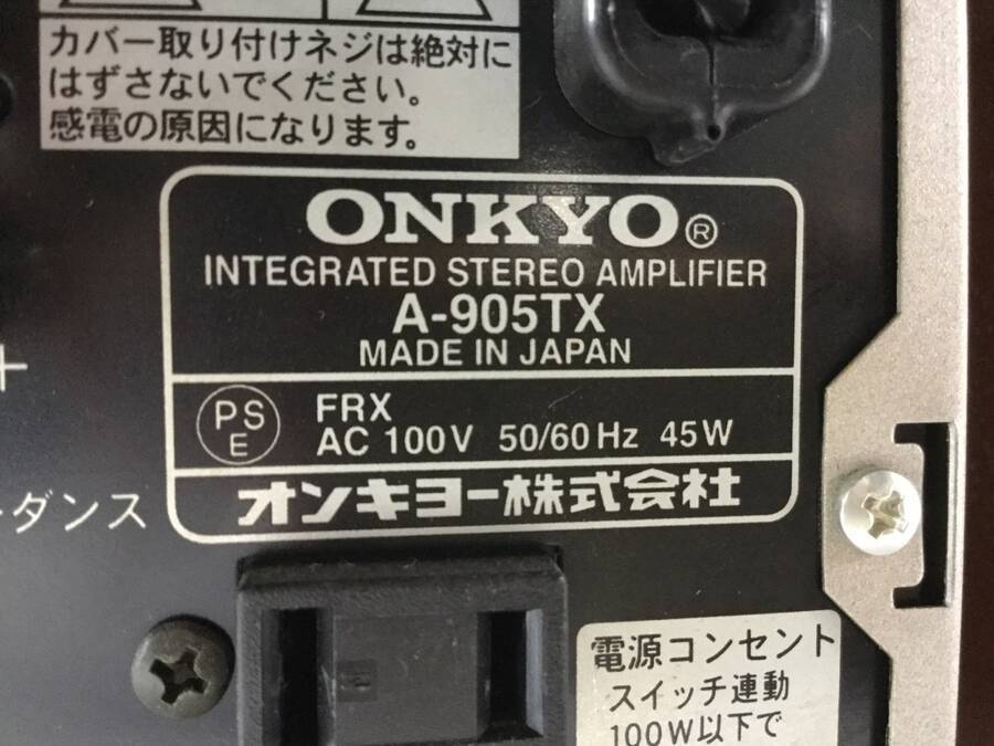 ONKYO T-405TX C-705TX A-905TX オンキョー D-102TX A-905 MD-105 ◇ ⁄