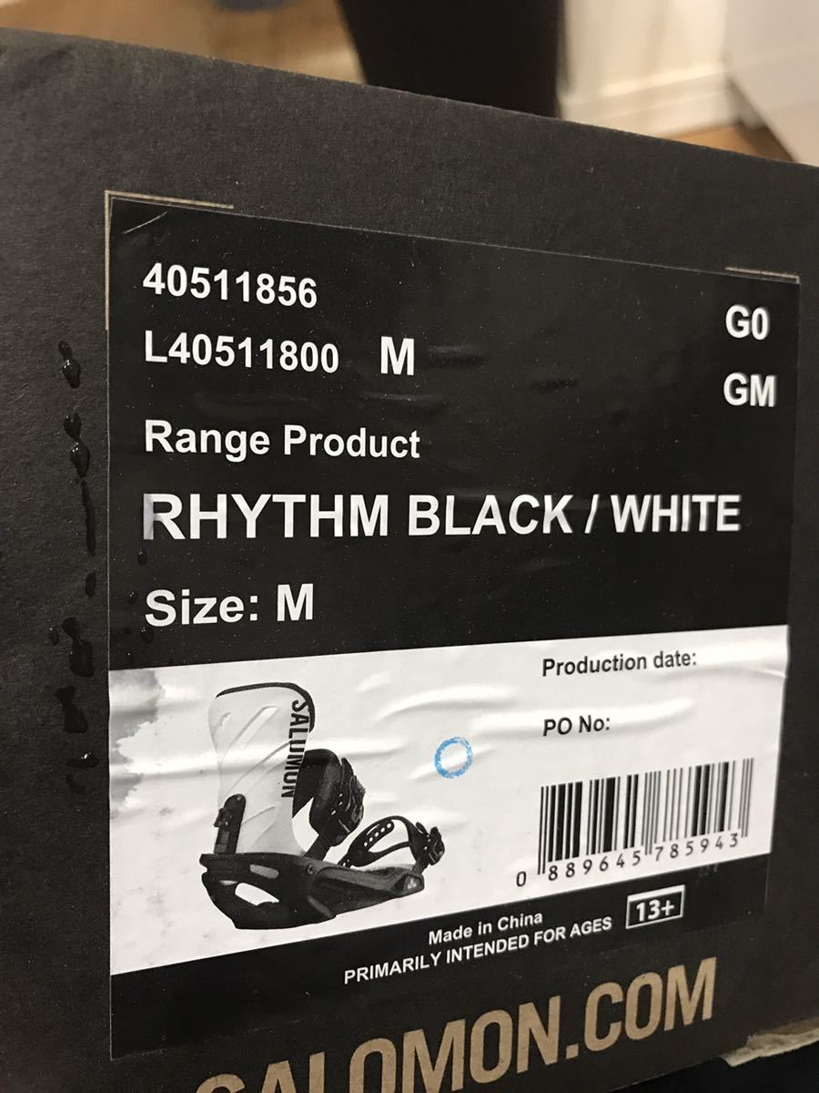 スノーボード ビンディング SALOMON RHYTHM サロモン（SALOMON）（メンズ、レディース）スノーボードビンディング リズム サロモン(SALOMON) サロモン SALOMON（ビンディング｜スノーボード用品）：ウィンター L47930100 スノーボードビンディング バインディング mの通販 - | スポイチ24-25