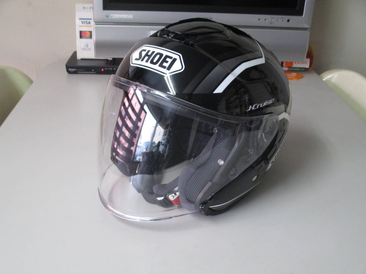  SHOEI ショウエイ J-Cruise STOLD Jクルーズ ジェイクルーズ ストルド Lサイズ(Lサイズ)｜売買されたオークション情報、yahooの商品情報をアーカイブ公開 - オークファン ジェットヘルメット