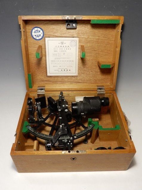 低価，限定SALE 178/ 玉屋航海用 六分儀 Sextant アンティーク レトロ 昭和 航海(測量、角度計)｜売買されたオークション情報、yahooの商品情報をアーカイブ公開 - オークファン 測量、角度計