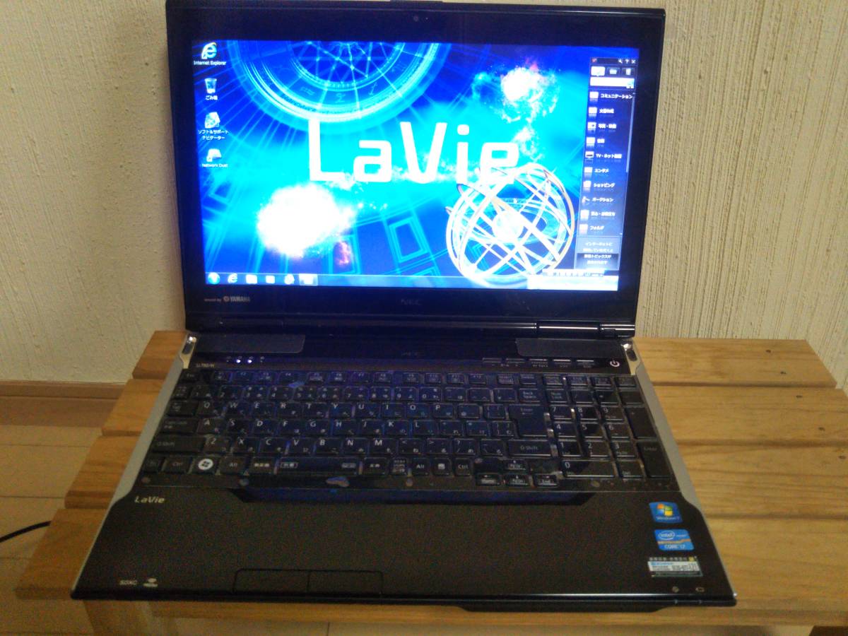 NEC LL750⁄H LaVie Core PC-LL750HS1KSB Yahoo!オークション i7 - i7 