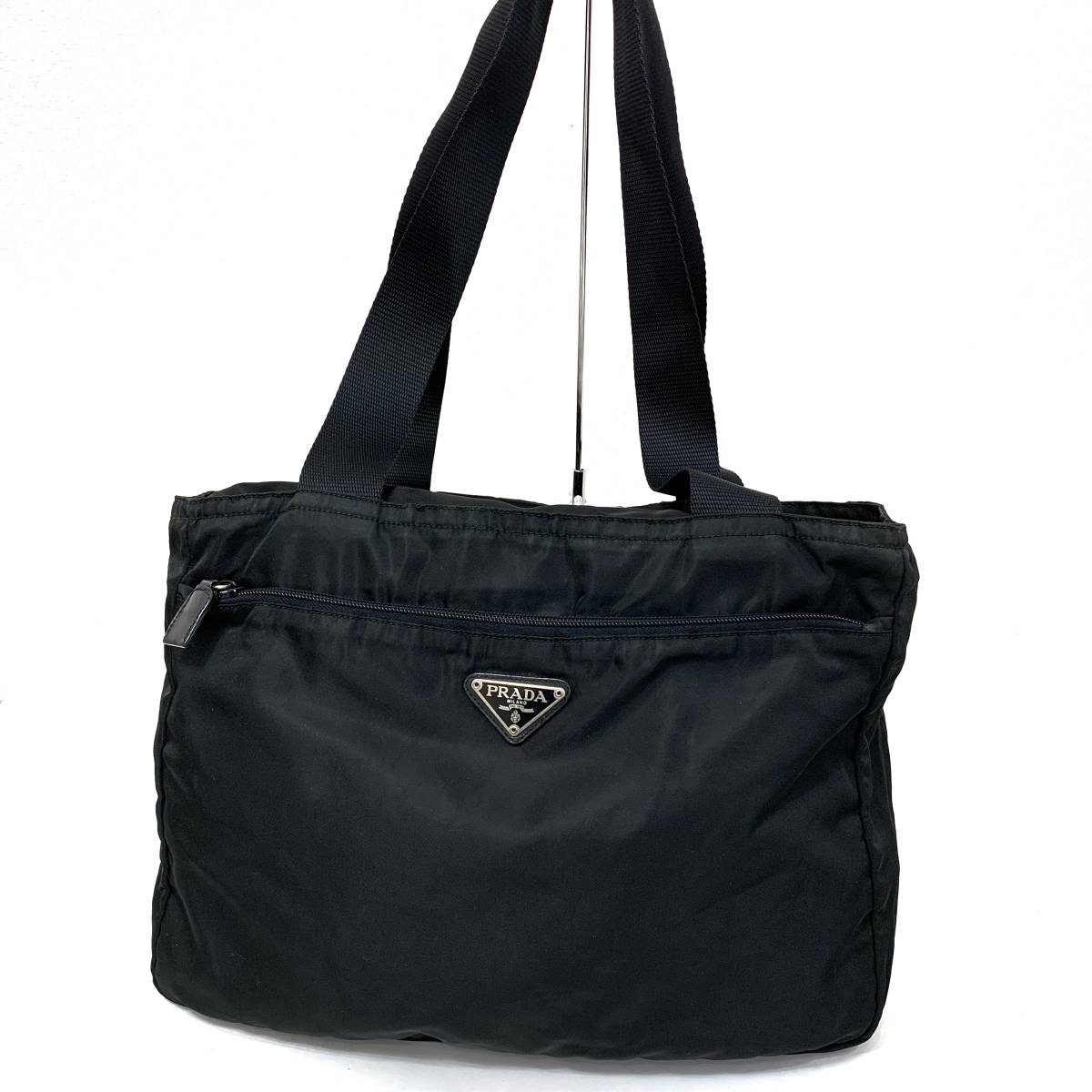 ナイロン プラダ トートバッグ PRADA 黒 ハンドバッグ トート 良品 