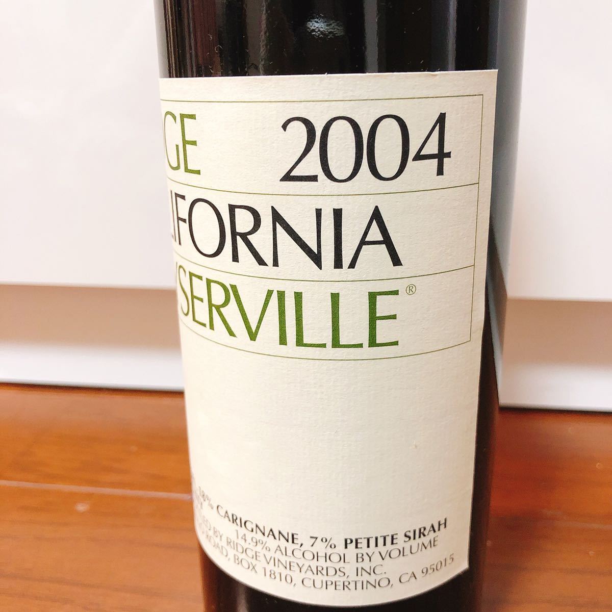 Ridge 2003 California Monte Bello 赤ワイン Ridge+'Monte+Bello