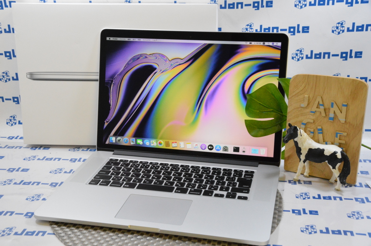高速MacPCがJan-gle大阪は盛りだくさん♪ Apple MacBookPro MJLQ2J/A Mid2015 Corei7 4770HQ SSD256GB 爆速 ノートPC 激安1円ST♪J354164 O_1
