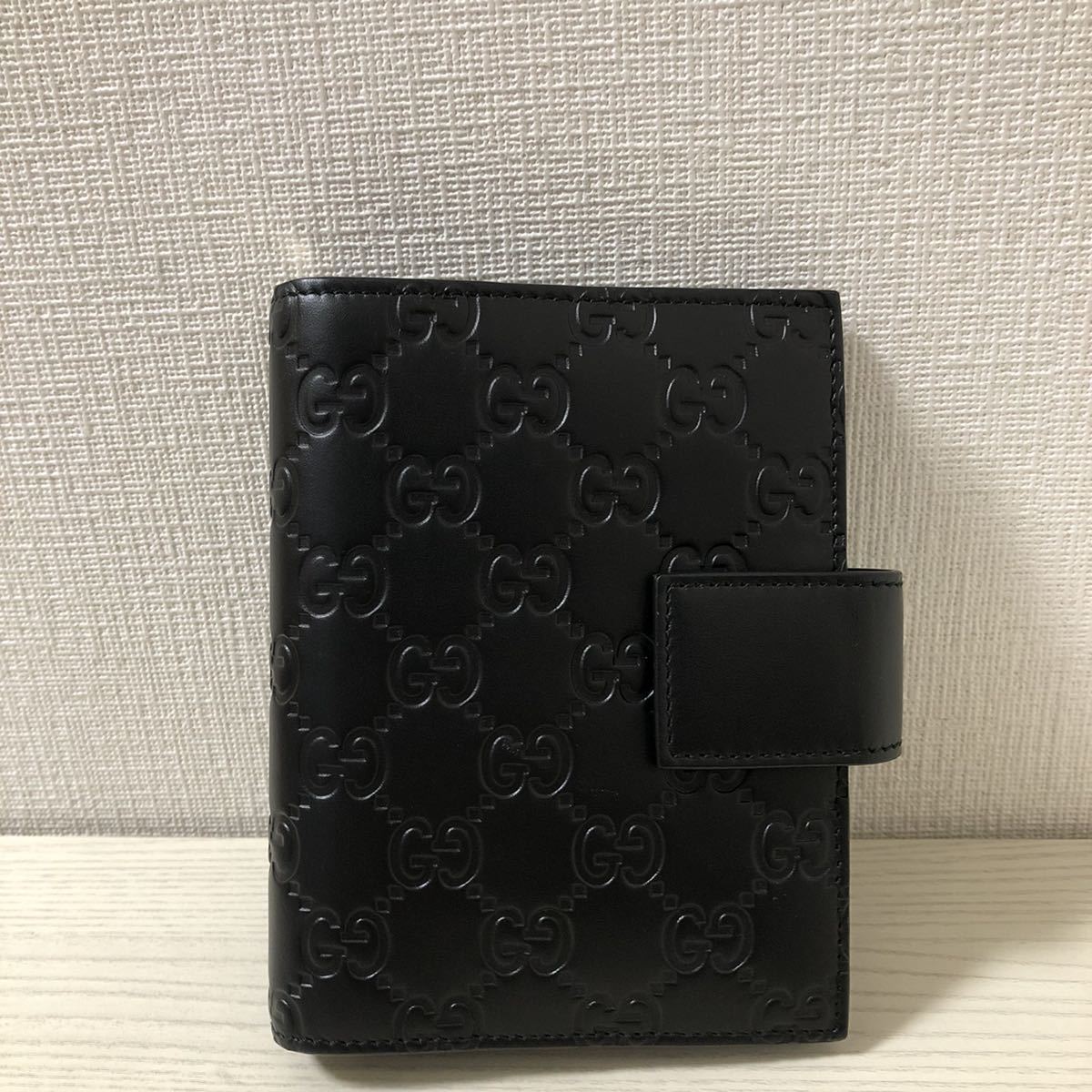 GUCCI グッチ GGキャンバス アジェンダ 6穴式手帳カバー 【未使用 