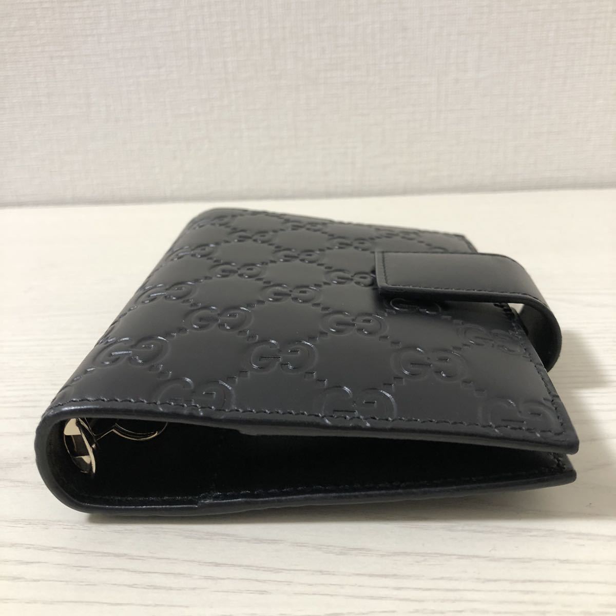 GUCCI グッチ GGキャンバス アジェンダ 6穴式手帳カバー 【未使用 