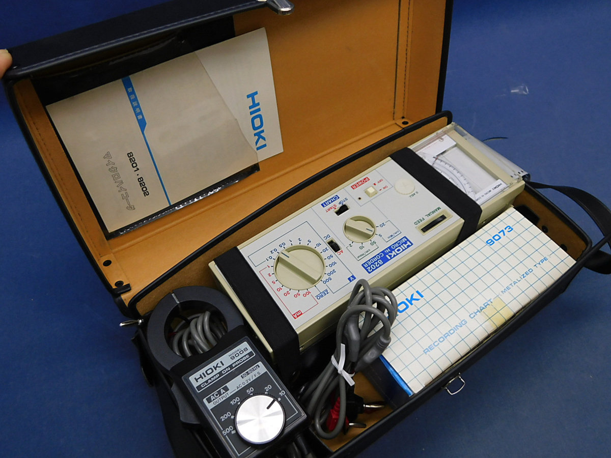 HIOKI MICRO Hi CORDER & 0 CLAMP ON PROBE 1 | - マイクロハイ 