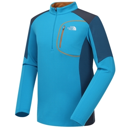 新作，得価 774 THE NORTH FACE ザノースフェイス ロングスリーブ ジップアップシャツ ターコイズ 水色 M(長袖シャツ)｜売買されたオークション情報、yahooの商品情報をアーカイブ公開 - オークファン 男性用