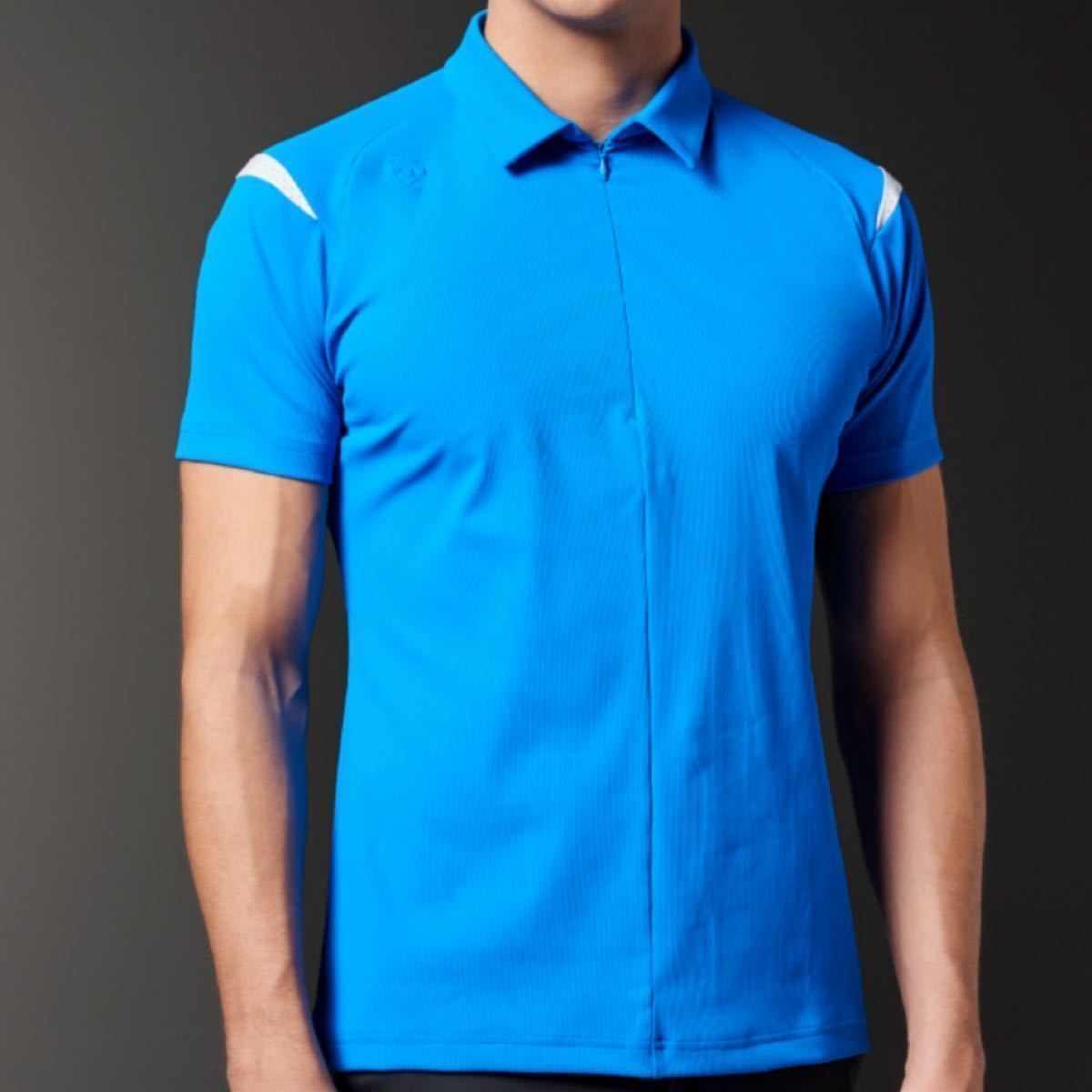 2026，人気SALE デサントゴルフ DESCENTE 定価14000円 春夏モデル メンズ 半袖 ポロシャツ DGWLJB01 パンチングメッシュ ショートスリーブシャツ_Lサイズ(シャツ)｜売買されたオークション情報、yahooの商品情報を シャツ