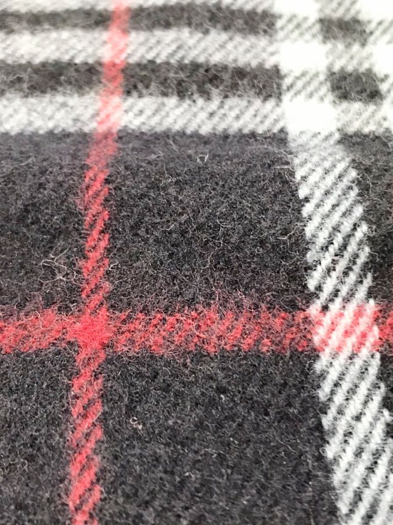 1002K バーバリー マフラー ラムウール100% ネイビー