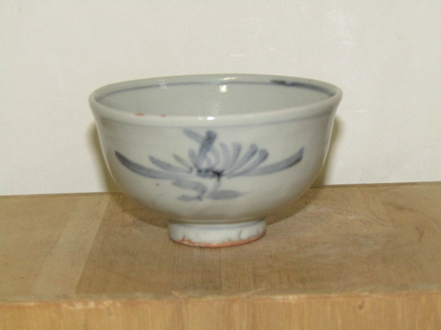 古伊万里 くらわんか 染付 茶碗 骨董 | 波佐見焼 江戸後期 1客