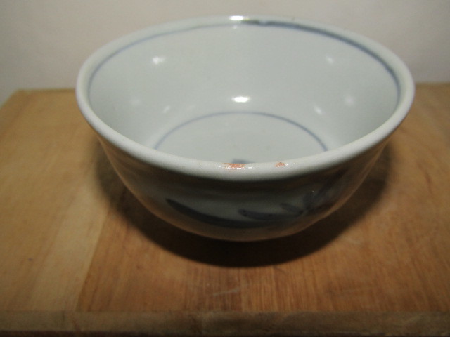 古伊万里 くらわんか 染付 茶碗 骨董 | 波佐見焼 江戸後期 1客