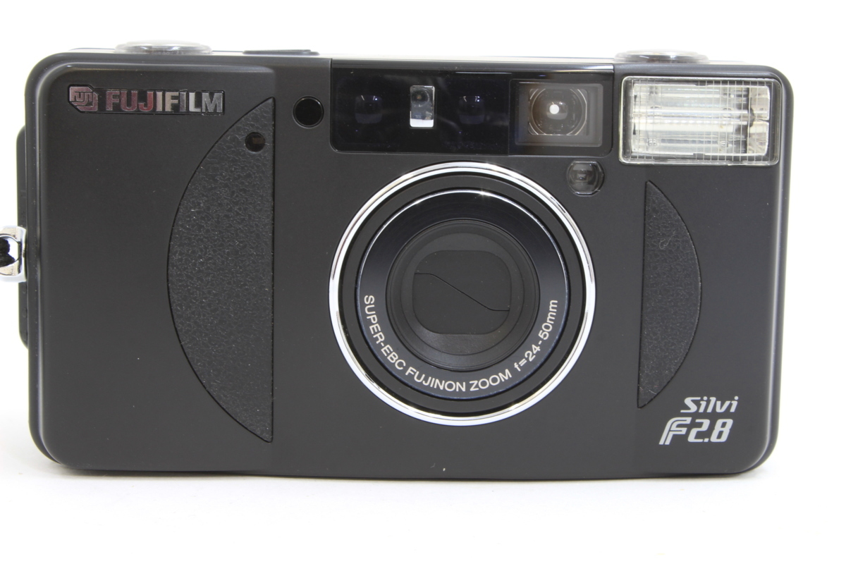 FUJIFILM◇コンパクトフィルムカメラ silvi f2.8 ブラック◇A3975