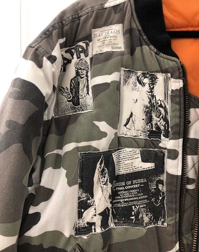 raf simons camo jacket