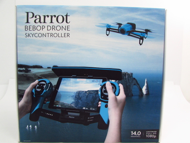 Parrot Bebop Drone パロット ビーバップ ドローン スカイコントローラーセット (ブルー) PF725141 ※ジャンク品 〓U5495