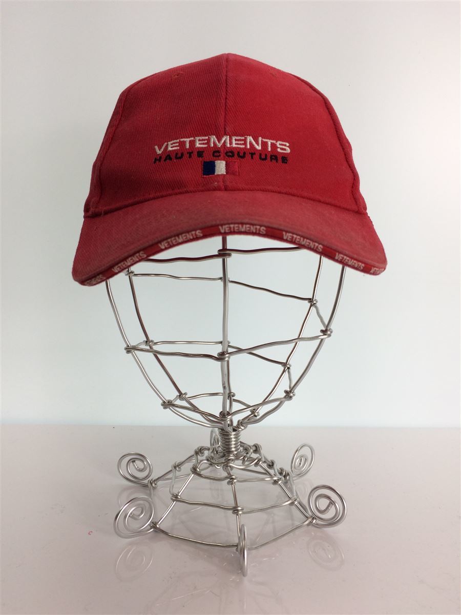 VETEMENTS◆18SS/Logo 6-Panel Cap/キャップ/-/コットン/グリーン Logo Vetements VETEMENTS Limited Edition Park