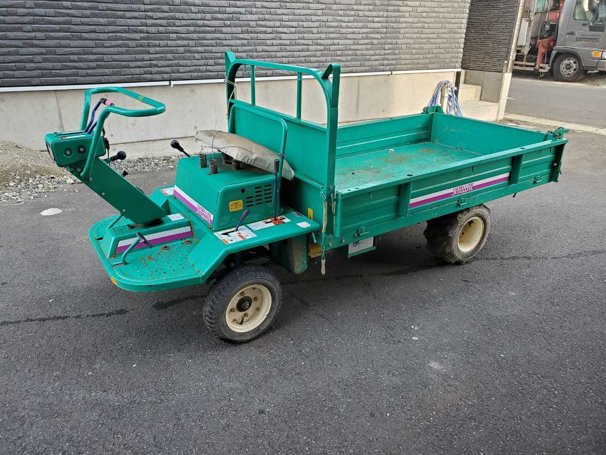 筑水キャニコム 4輪 運搬車 油圧ダンプ ES643D セル付き 【公式通販】