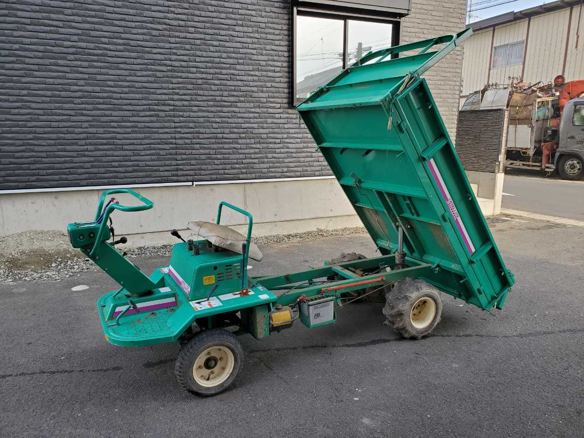 筑水キャニコム 4輪 運搬車 油圧ダンプ ES643D セル付き 【公式通販】