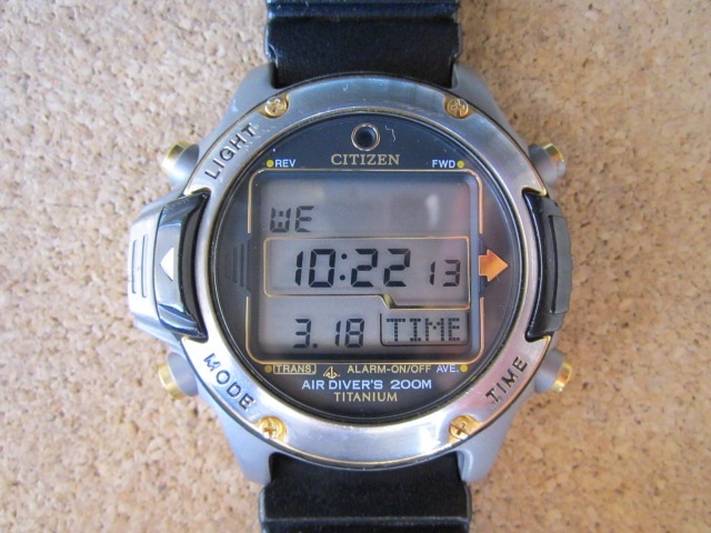 AIR D202-Q00117 CITIZEN シチズン 200m DIVER'S ダイビングウオッチ