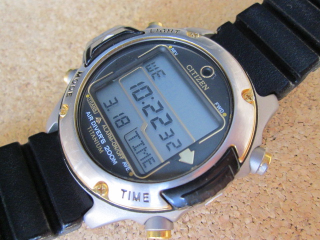 AIR D202-Q00117 CITIZEN シチズン 200m DIVER'S ダイビングウオッチ