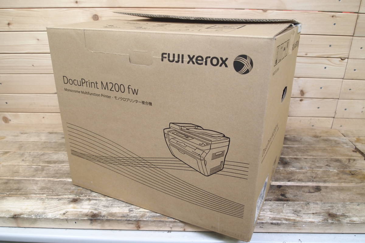 ■保管品 富士ゼロックス FUJI Xerox DocuPrint M200fw モノクロプリンター複合機 ⑤