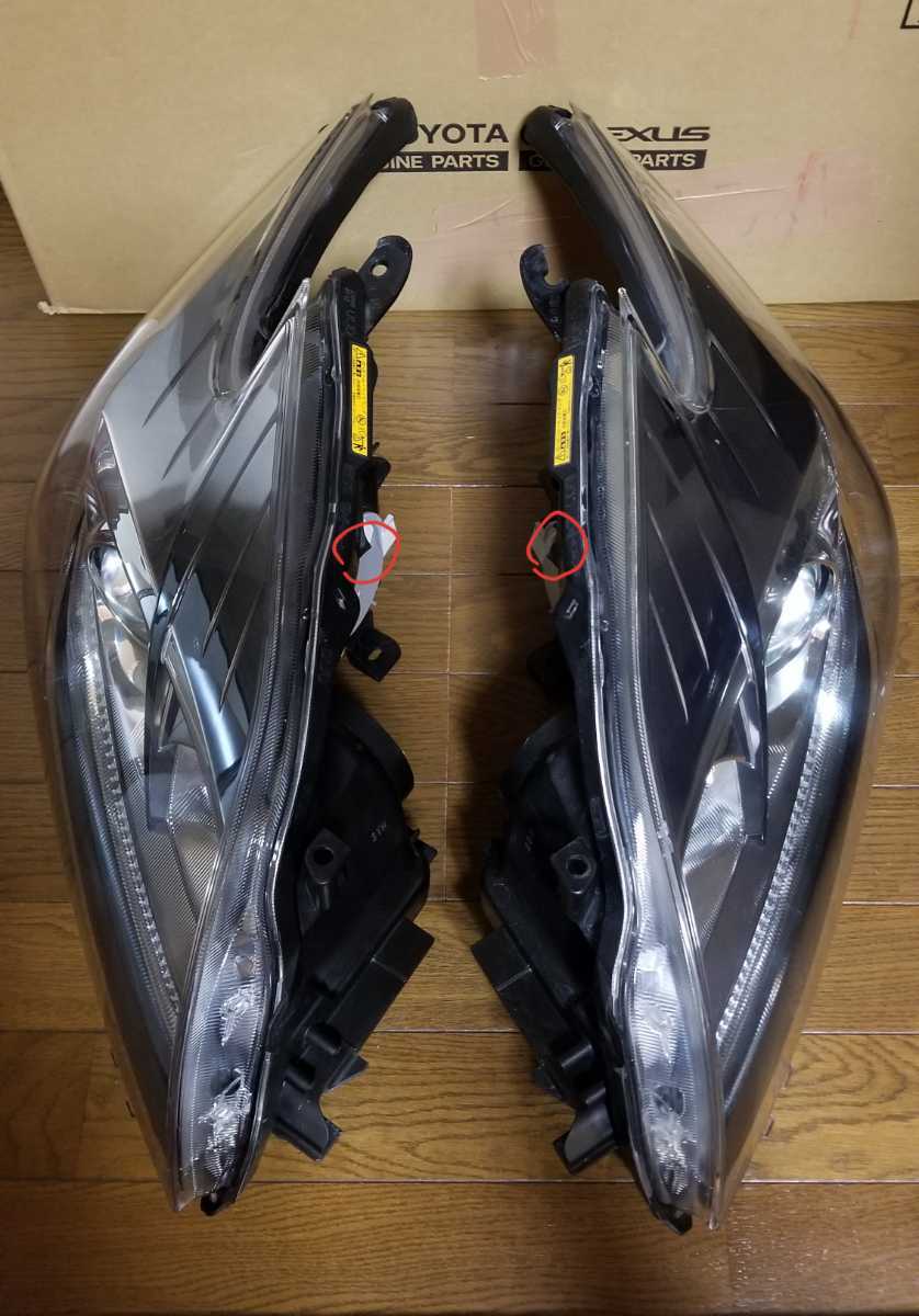 即決!格安! 30後期プリウス HIDヘッドライト全部付き左右フルセット