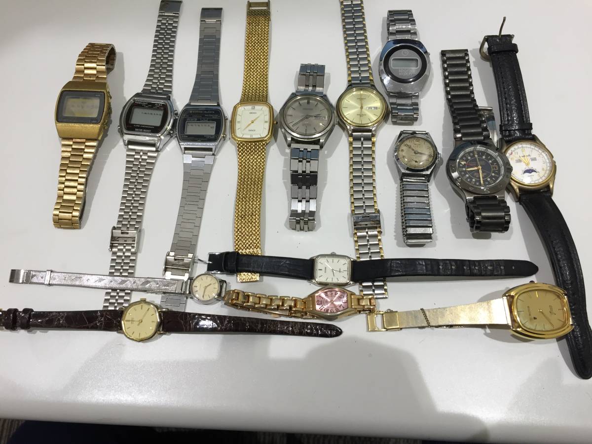 シチズン SEIKO ロンジン メルカリ 腕時計 ジャンク腕時計14点 まとめ 