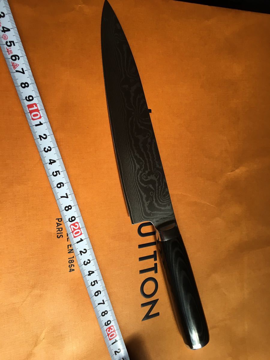 【得価，豊富な】 牛刀包丁 20cm ダマスカス模様(牛刀)｜売買されたオークション情報、yahooの商品情報をアーカイブ公開 - オークファン 包丁