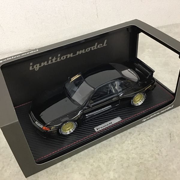 1円～ 欠損 イグニッションモデル 1/18 PANDEM GT-R R32 Black / ミニカー