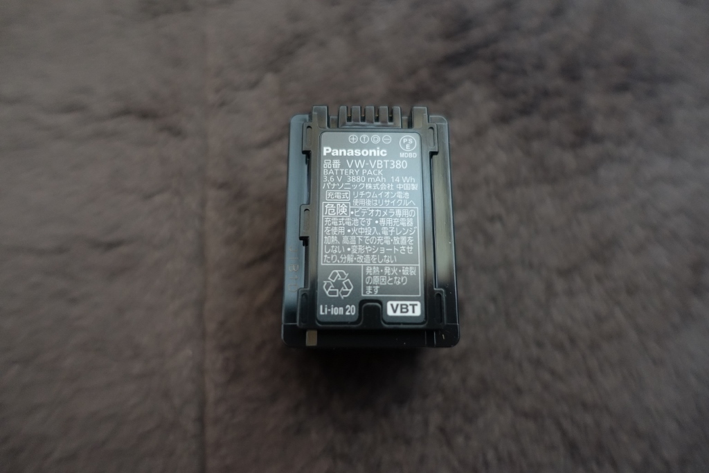 【爆買い，人気セール】 純正 パナソニック ビデオカメラバッテリー VW-VBT380-K(パナソニック)｜売買されたオークション情報、yahooの商品情報をアーカイブ公開 - オークファン パナソニック