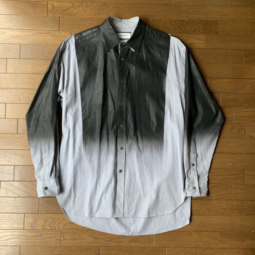 定価47300円 オープンカラーシャツ 総柄 元イッセイミヤケ 日本 TAAKK