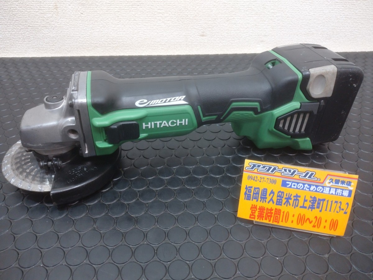  1円スタート HITACHI コードレスディスクグラインダ G14DBVL 100ｍｍ 14.4ｖバッテリー付き 久留米店(ディスクグラインダー)｜売買されたオークション情報、yahooの商品情報をアーカイブ公開 - オ ディスクグラインダー