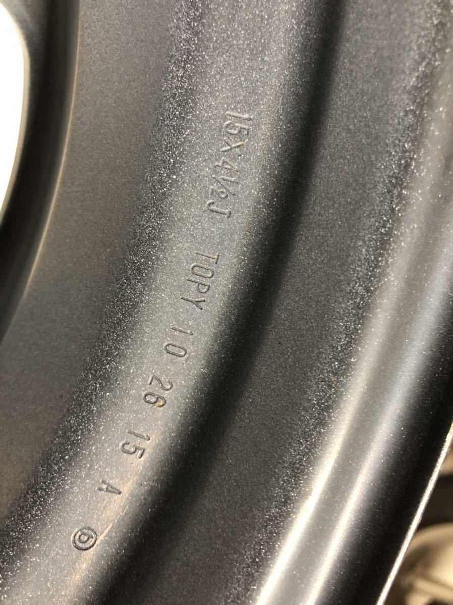 ハスラー スズキ 純正 ホイール 15インチ タイヤ、ホイール フレア 新車外しのハスラータフワイルド純正15 パーツ情報 艶感良好 クロスオーバー 4本 フレアクロスオーバー 165&frasl;60R15 0 1台