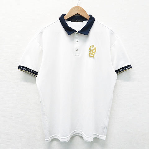 ラッセルノ RUSSELUNO 半袖ポロシャツ CIDAM ルチャ ボタンダウン メンズ ゴルフ サイズ：5 4(M) dell'articolo Dettagli coco 中古 ホワイト系 ポロシャツ｜中古ゴルフウェア通販