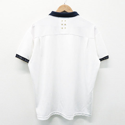 ラッセルノ RUSSELUNO 半袖ポロシャツ CIDAM ルチャ ボタンダウン メンズ ゴルフ サイズ：5 4(M) dell'articolo Dettagli coco 中古 ホワイト系 ポロシャツ｜中古ゴルフウェア通販