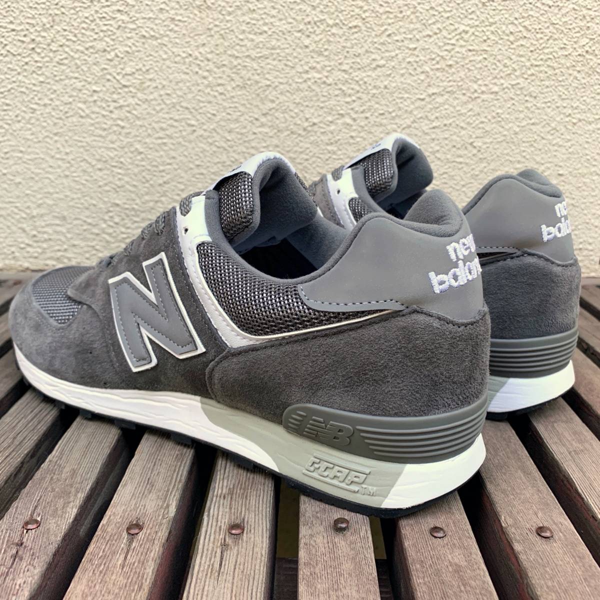 uk ニューバランスm576pmg ニューバランス 正規品 希少ニューバランス (New 国内正規品 UK製 NEW BALANCE M576PMG GRAY×WHITE US9D 27cm スウェード 新品 イギリス製 英国製 グレー×ホワイト