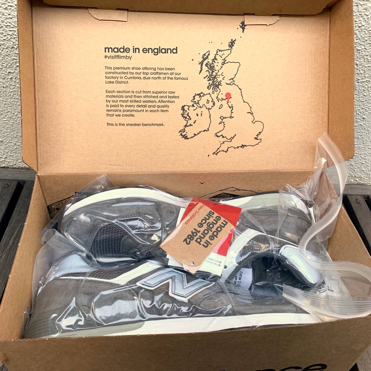 uk ニューバランスm576pmg ニューバランス 正規品 希少ニューバランス (New 国内正規品 UK製 NEW BALANCE M576PMG GRAY×WHITE US9D 27cm スウェード 新品 イギリス製 英国製 グレー×ホワイト