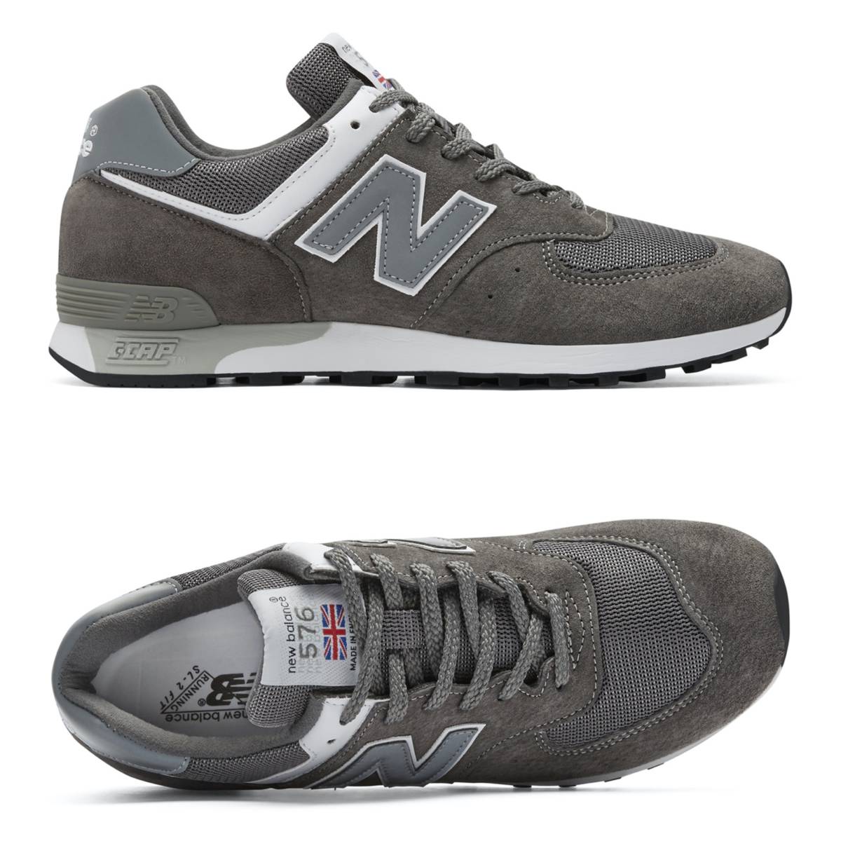 uk ニューバランスm576pmg ニューバランス 正規品 希少ニューバランス (New 国内正規品 UK製 NEW BALANCE M576PMG GRAY×WHITE US9D 27cm スウェード 新品 イギリス製 英国製 グレー×ホワイト
