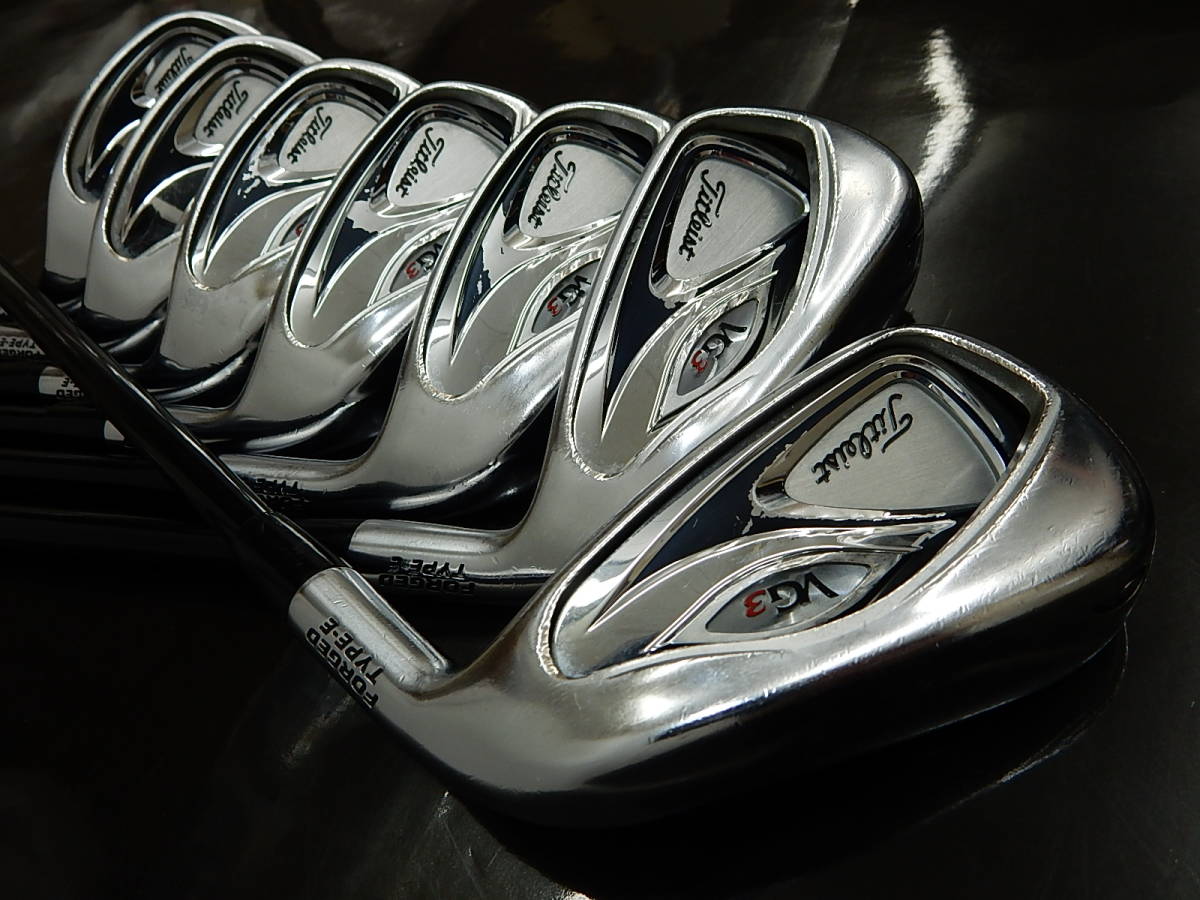 【低価，2026】 ６番からがいい タイトリスト Titleist VG3 TYPE-E 2014 6-SW 7本 純正 VGi60 R 税込 タイプE オーバーサイズ フォージドボディ(タイトリスト)｜売買されたオークション情報、yahooの商品情報をアーカイ 男性右きき用