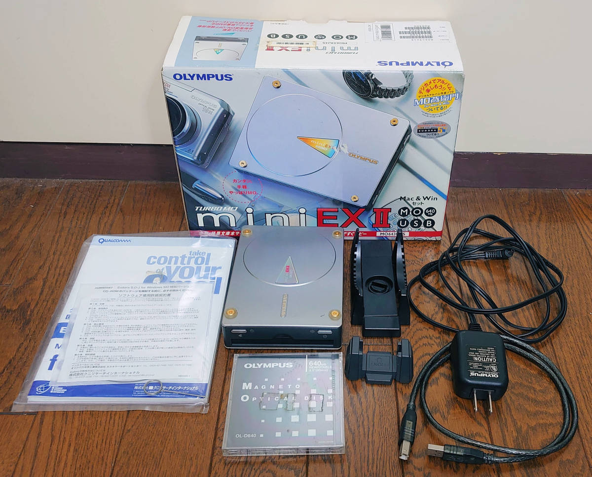 中古完動品 MOドライブ 640MB オリンパス製 MO TURBO 640MB : 思い出